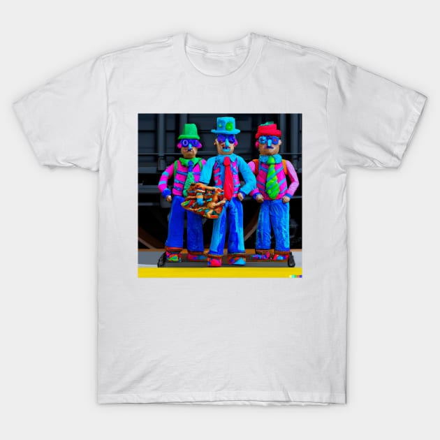 Plasticine Porters T-Shirt by Prints Charming